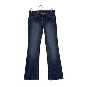 Y2K Women’s Bootcut Jeans – Size 7 – Made in USA Blue Denim 31" Inseam
